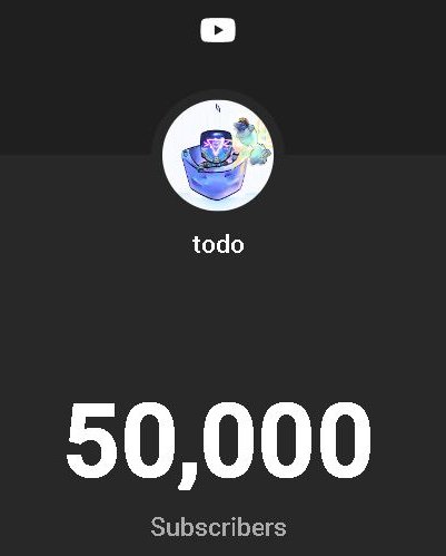 kjtodo's tweet image. 50,000 on YouTube :) WE GETTING THAT PLAY BUTTON NEXT!!