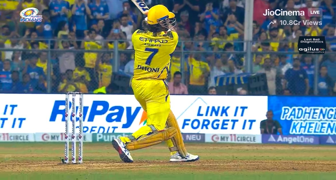 The Man, The Myth, The Mahi 🙌 #MSDhoni #MIvsCSK #CSKvsMI #IPL2024