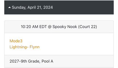 Olivia (@oliviabreen1431) on Twitter photo Here are my game times with <a href="/Mode3Basketball/">Mode3 Maine Nike | UA Basketball</a> for the Spooky nook PA live event 4/19/24 - 4/21/24 Here are my game times with <a href="/Mode3Basketball/">Mode3 Maine Nike | UA Basketball</a> for the Spooky nook PA live event 4/19/24 - 4/21/24