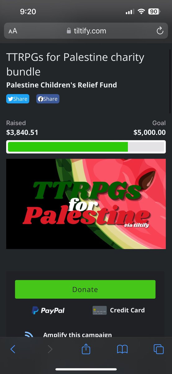 What do you mean we’re 75% to the goal in the first two days? 🥹 

THANK YOU to everyone who has donated, shared, and otherwise hyped up the bundle! Y’all are amazing! 

The bundle is open until April 30! We may have to double the goal before then!!