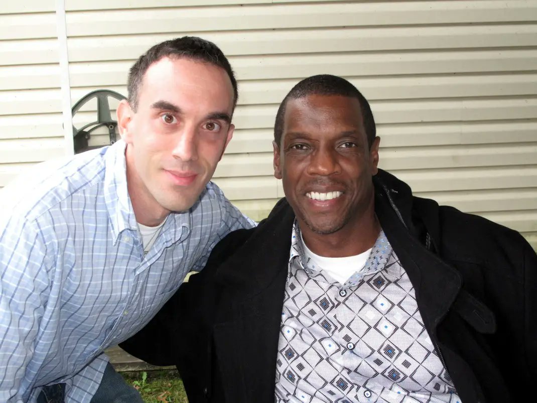 One of the many meetings I've had with Doc Gooden. Always has been generous with making time to talk, both on and off the record. #Mets