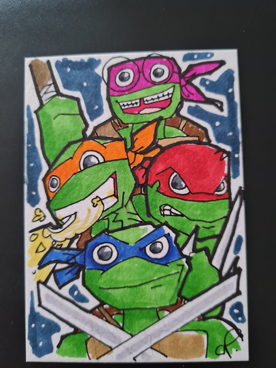 TheGrantPerkins's tweet photo. I am having so much fun with these #Sketchcards and blown away with how many are selling. Thank you all for your continued support. Here's a few of my person favourites that are still available.

#DoctorWho #Wwe #reddwarf #tmnt #WWE2K24 #DavidTennant #ncutigatwa 

Just £50 each. https://t.co/Kl5qKZAPgQ
