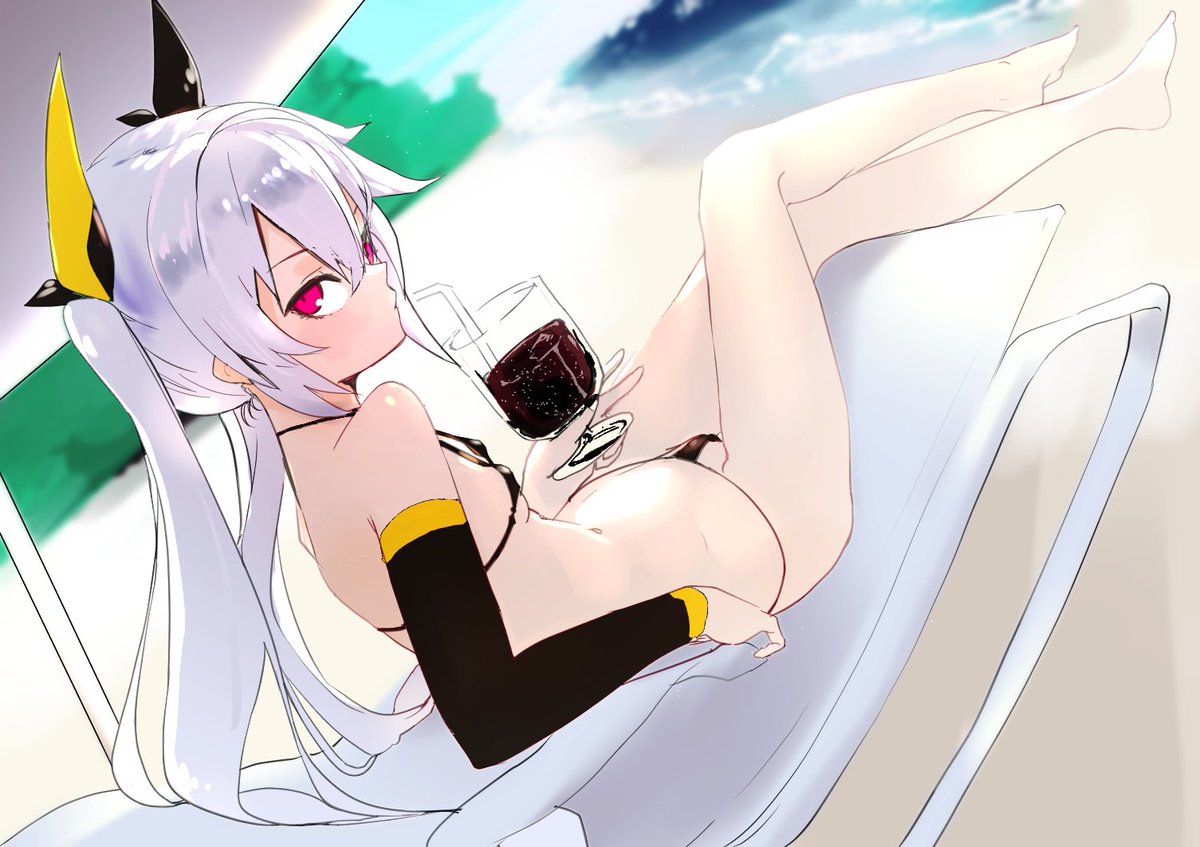 水着描きたいね 
#気温が高いので気が早いが水着絵が見たい 