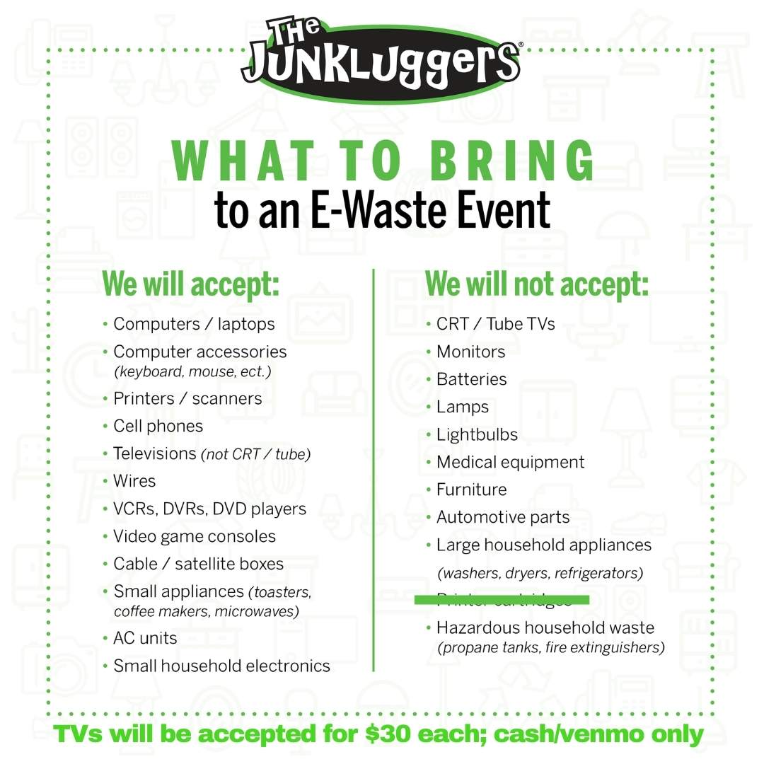 Gather up all your old electronics, ink cartridges, and more for our E-Waste Ink Cartridge and Recycling Event, brought to you by Cartridge World Lawrenceville, Rare Wish, and @Junkluggers. Join us this Saturday, April 20th, from 11 am to 2 pm at the @GS_District Arena in Duluth!