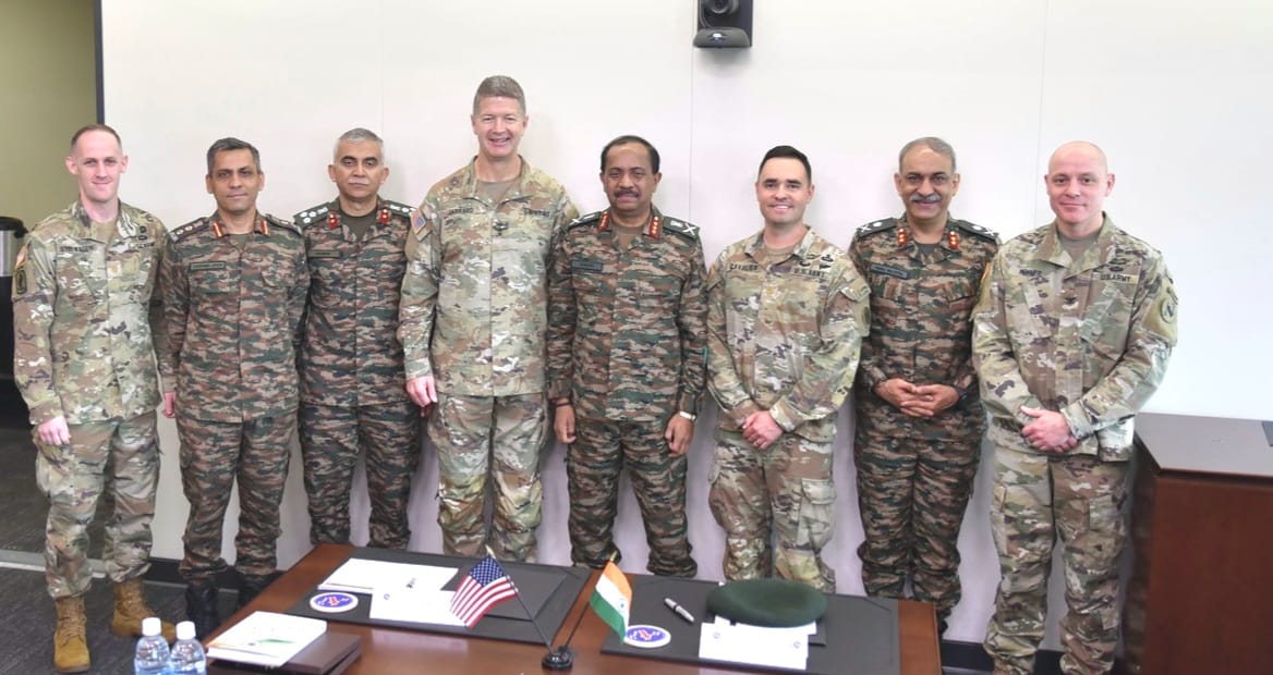 adgpi's tweet photo. The 27th India🇮🇳 - USA🇺🇸 Executive Steering Group #ESG Meeting successfully concluded with both sides identifying modalities to enhance the scope and complexity of defence cooperation, mutually benefitting each other. The #ESG led by Lt Gen Tarun Kumar Aich, DCOAS (Strategy) #IndianArmy and Lt Gen JB Jarrard, Deputy Commanding General of #USARPAC, witnessed constructive discussions on a wide range of new initiatives that would help in further enhancing the capability development between the two Armies. This edition of #ESG has proved to be great step towards strengthening the bonds of friendship🤝 between #India🇮🇳 and the #USA🇺🇸.

#IndianArmy
#IndiaUSFriendship 🇮🇳🇺🇸
#BondsofFriendship

@USARPAC
@USArmy