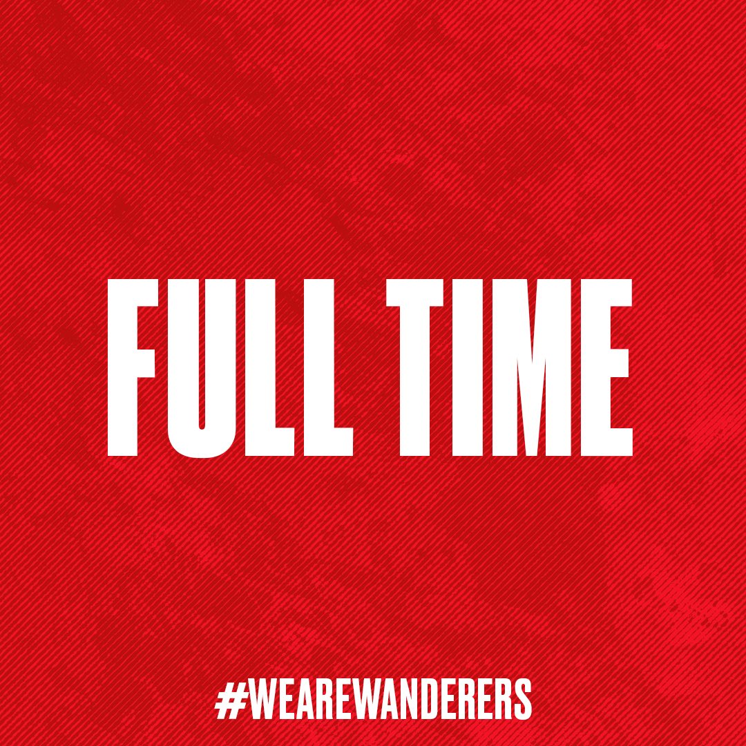 F/T |

Goals from Sarah Sparrow & Rachael Manley, plus a brace from Ails Williams late on earns Wanderers maximum points this afternoon! 🙌

Thank you to everyone who came down & supported us in the final home game of the campaign 👏

🔴 4-1 🔵

#WeAreWanderers 🔴⚪