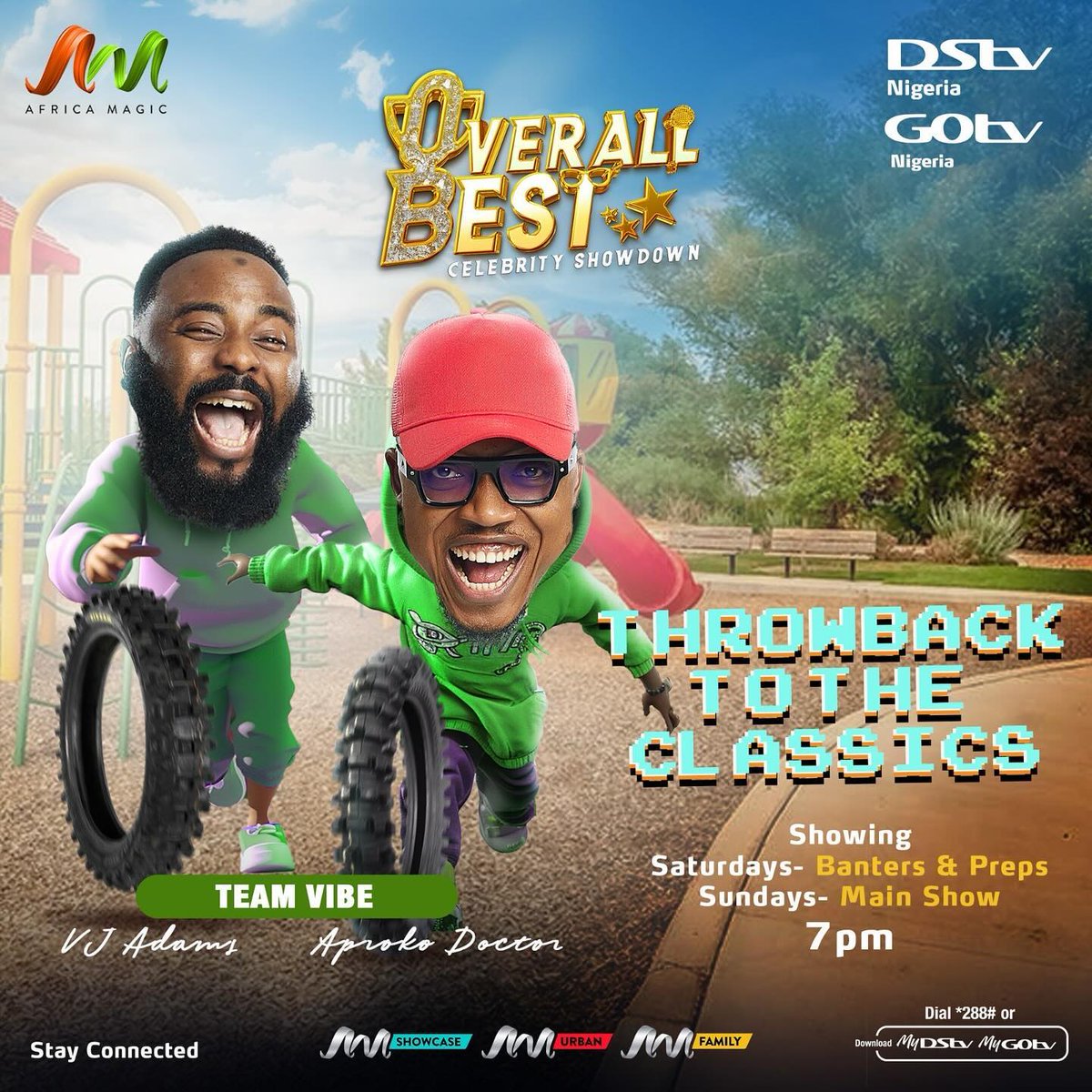 Ready to turn back the clock and remember the good old days of rolling tyres, reliving cherished childhood memories, and playing games that made our hearts race? Tune in to watch #AMOverallBest Grand Finale on GOtv by 7pm