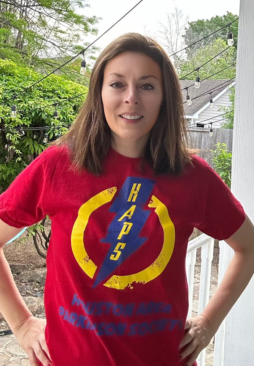 crist_kathleen's tweet image. Parkinson’s Awareness Month day 14of @HAPSONLINE t-shirts and PD facts. Today’s fact: Deep brain stimulation is an effective treatment option for Parkinson’s and can be implemented as early as 3.5 years into the diagnosis. #TeamHAPS #PDAwareness
