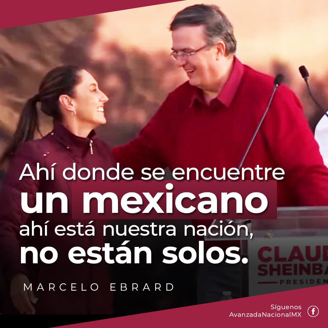 En la transformación no hay excepciones. Cada mexicano en el mundo representa nuestra grandeza. #4T #Morena