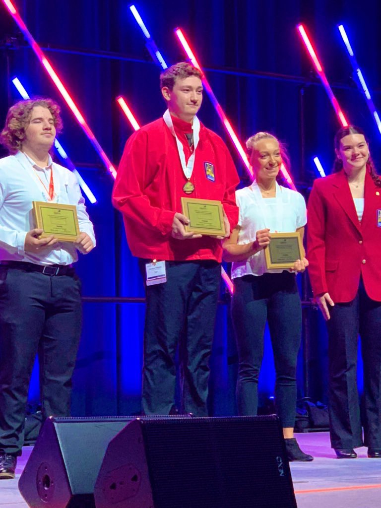 Play_Ball35's tweet photo. Just took home Gold at the SkillsUSA State Plumbing Competition in Grand Rapids.  Fully recommend going, if anyone ever gets the opportunity to compete. https://t.co/50ZK5mZspL
