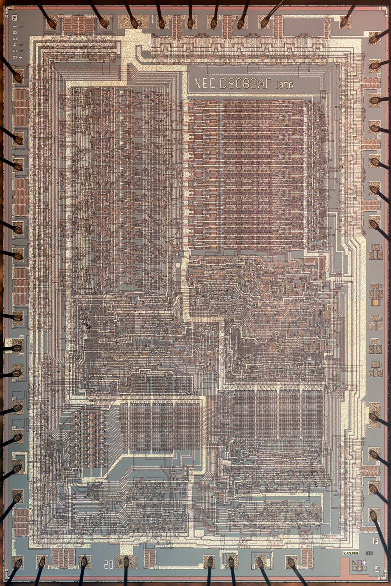 It´s a 8080! I also stitched 70 microscopy pictures to one picture...beautiful transistors...