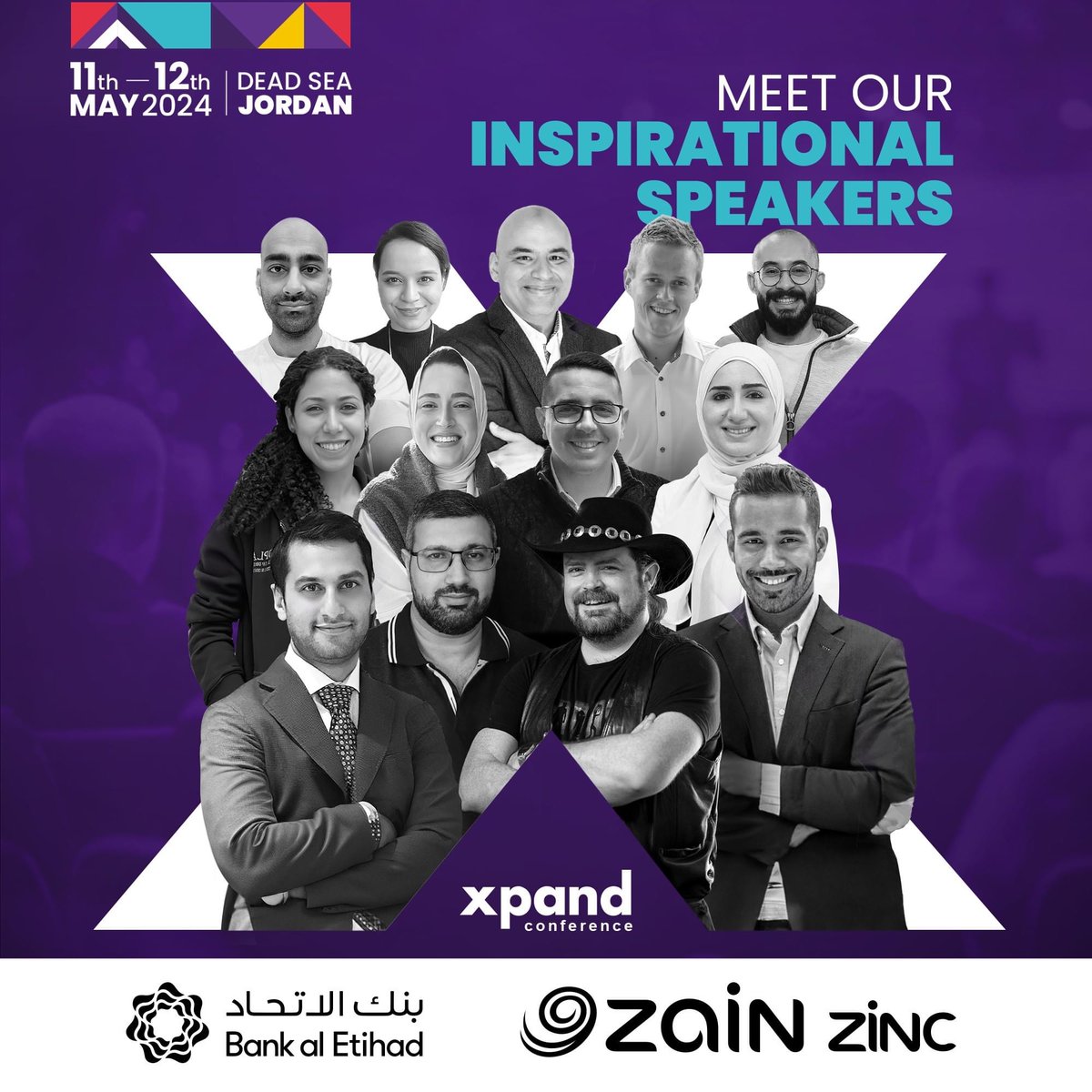 Calling all software developers &amp; builders! ‍‍  
We're thrilled to unveil the incredible speakers lineup for Xpand Conference 2024. 

📅11 - 12 May | Dead Sea, Jordan.

Book your seat now through the link  🎫
lnkd.in/dPidSXZX
