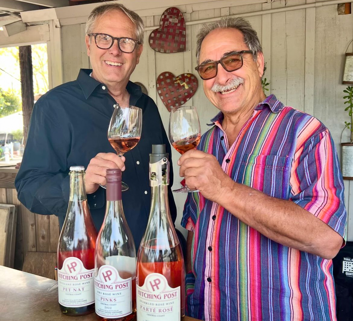 Cheers to Pinks and Parté Rosé! Our HP Wines #TastingRoom is open: Wednesday - Thursday 11:30am to 5:00pm Friday - Sunday, 11:30am to 7:30pm #HP2 #hitchingpost2 #HPWines #Buellton Hpwines.com