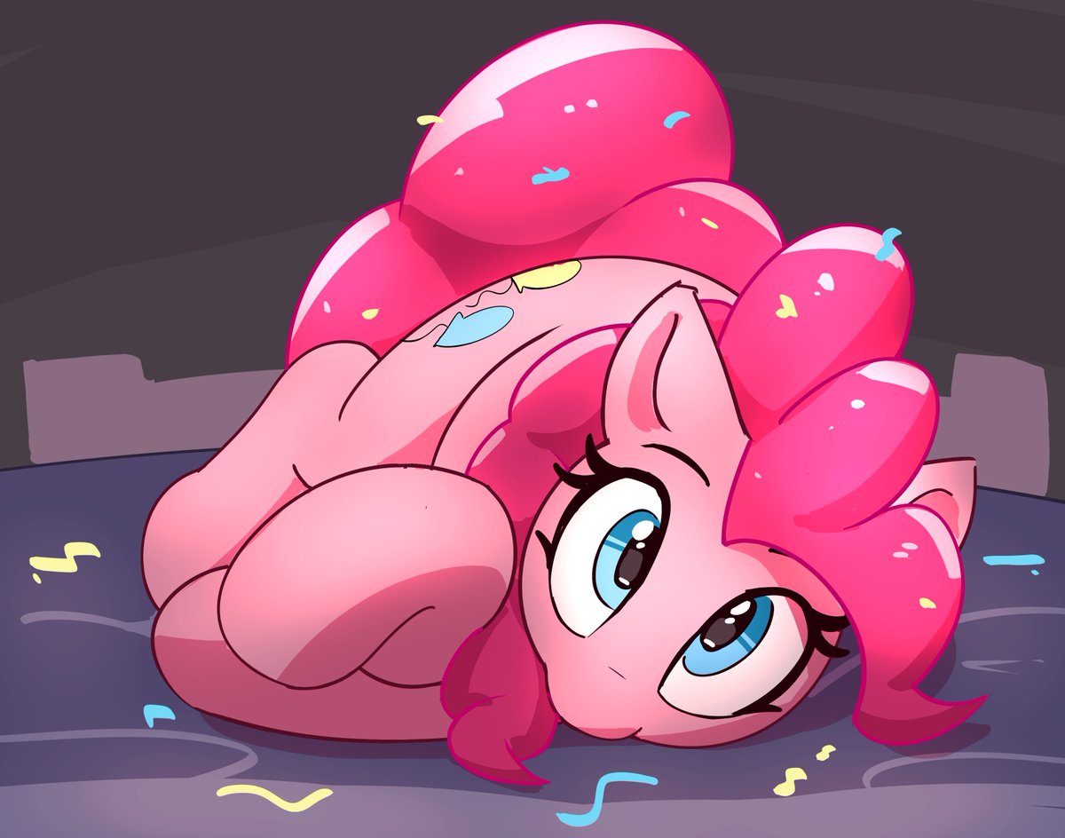 Ponk got on your bed after rolling around in confetti all day.