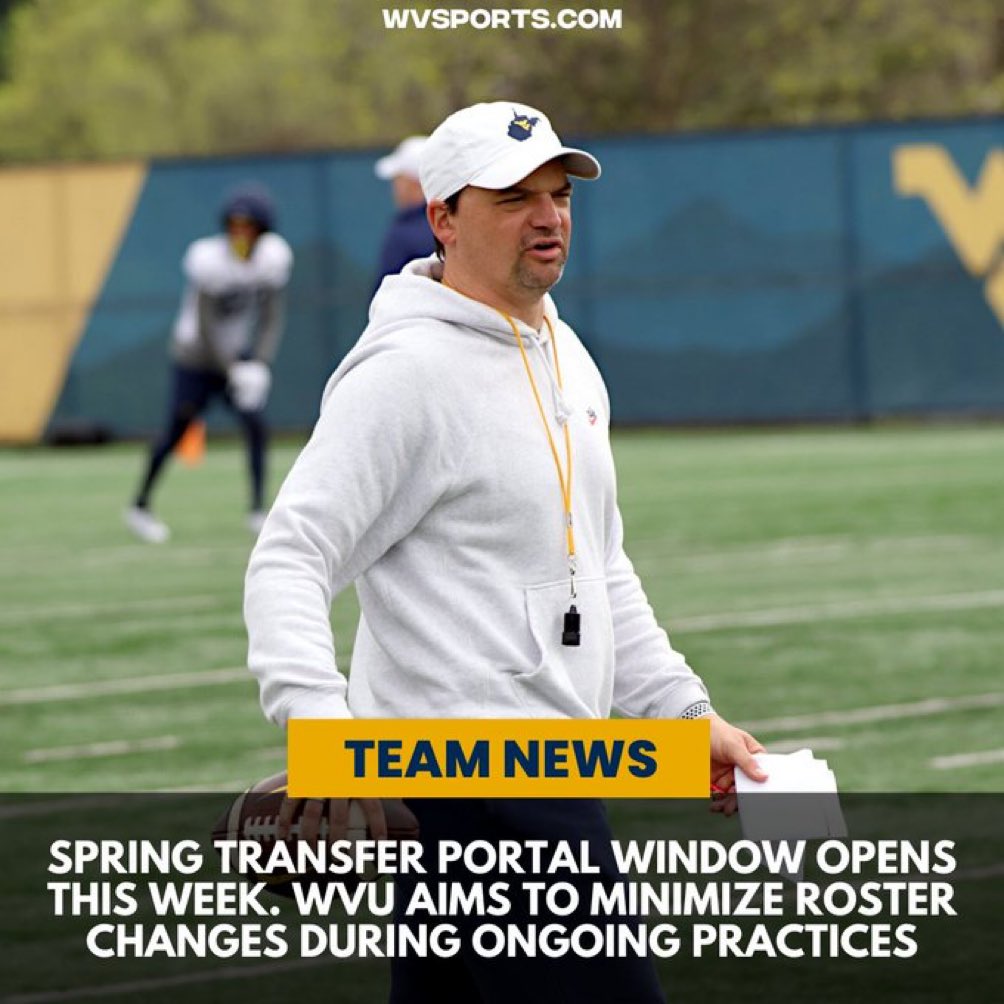 Link: rb.gy/ol65hi The spring transfer portal window is set to open and with that comes movement across the college football landscape. What does it look like at #WVU