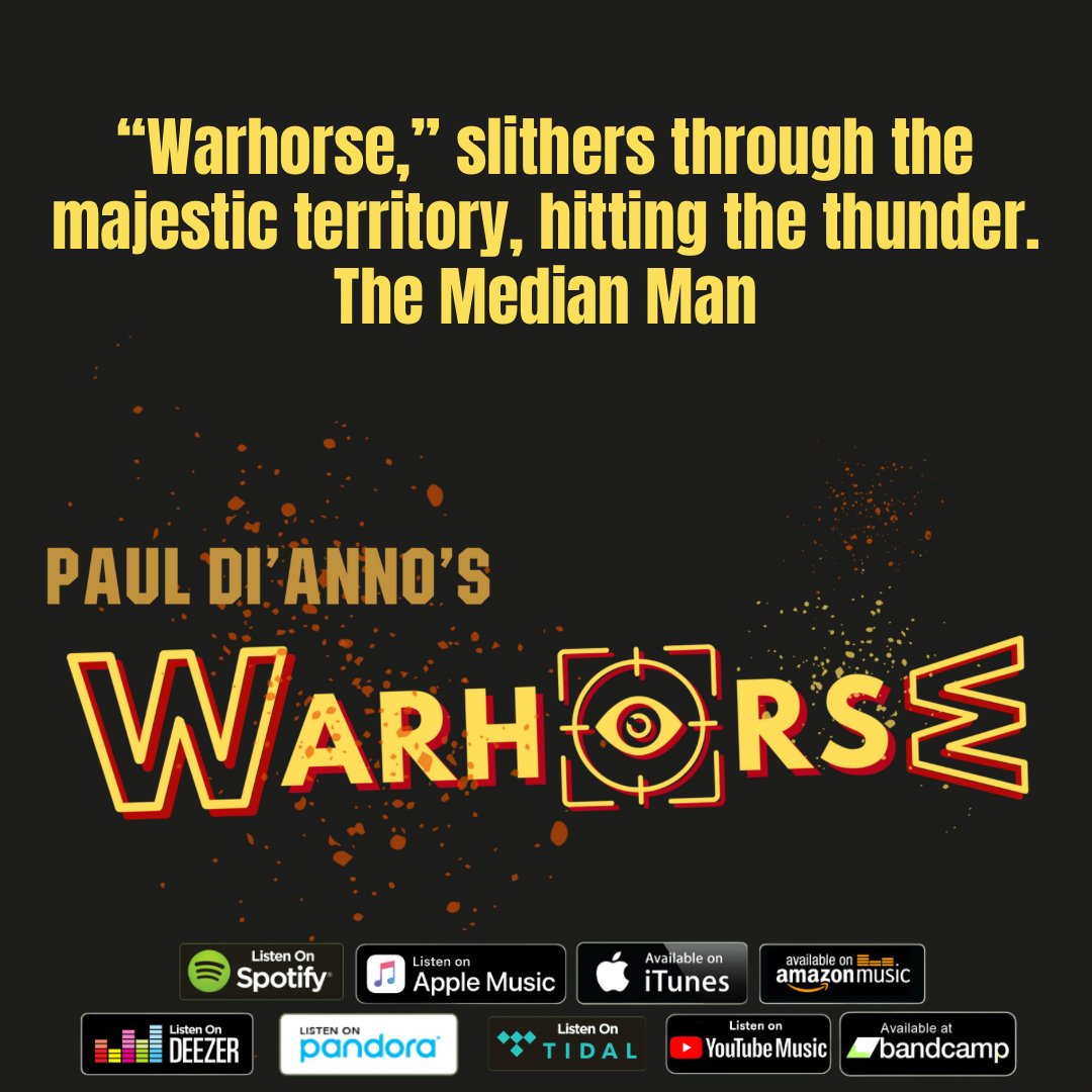 “'Warhorse,' slithers through the majestic territory, hitting the thunder.” - The Median Man Paul Di’Anno’s Warhorse 3 Song EP “Stop The War” Out Now on All Digital Platforms. Listen at smarturl.it/WarhorseEP #pauldianno #warhorse #ironmaiden #heavymetal #bravewordsrecords