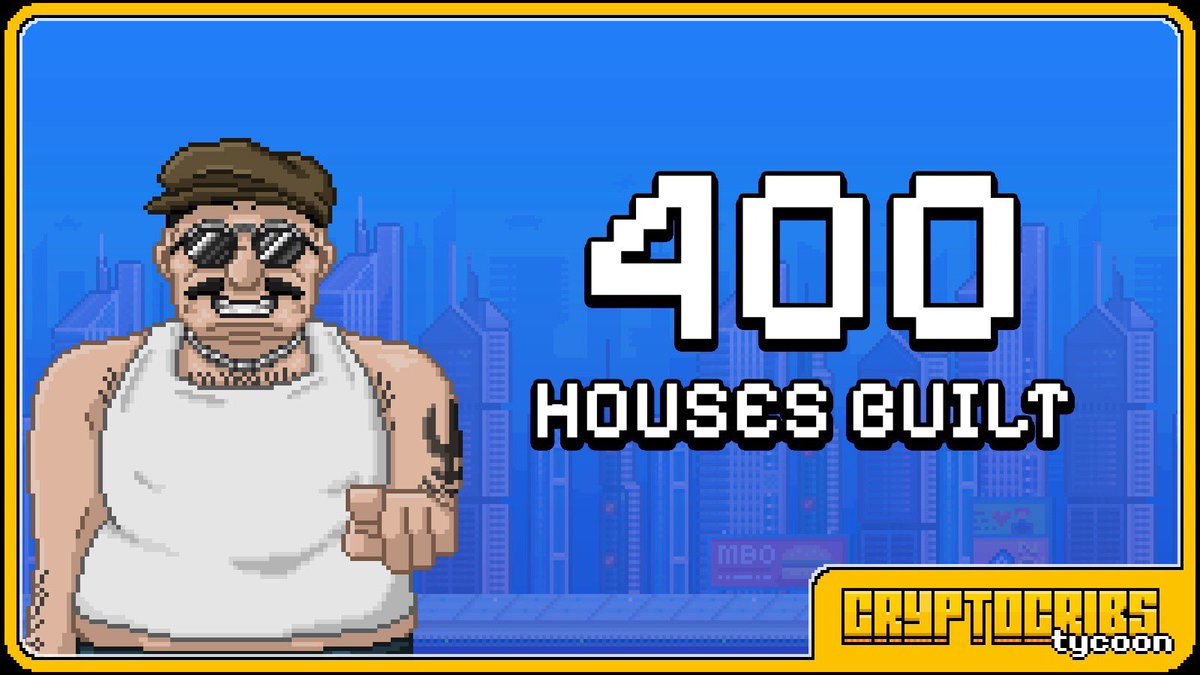 400 houses built 🚀