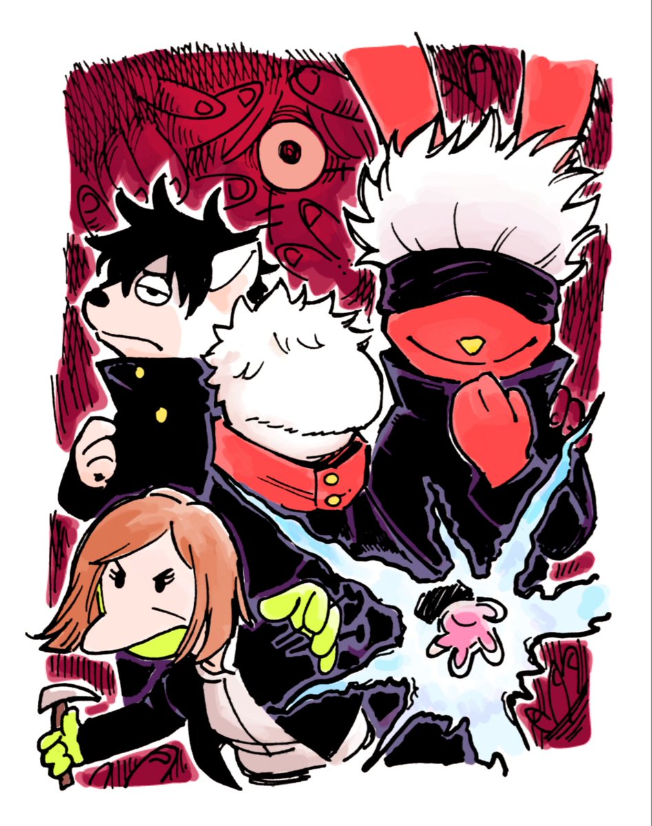 ¿¡31 minutos x Jujutsu Kaisen!?

Se me ocurrieron muchas ideas de cómo sería, les dejo un hilo con los diseños. 👇