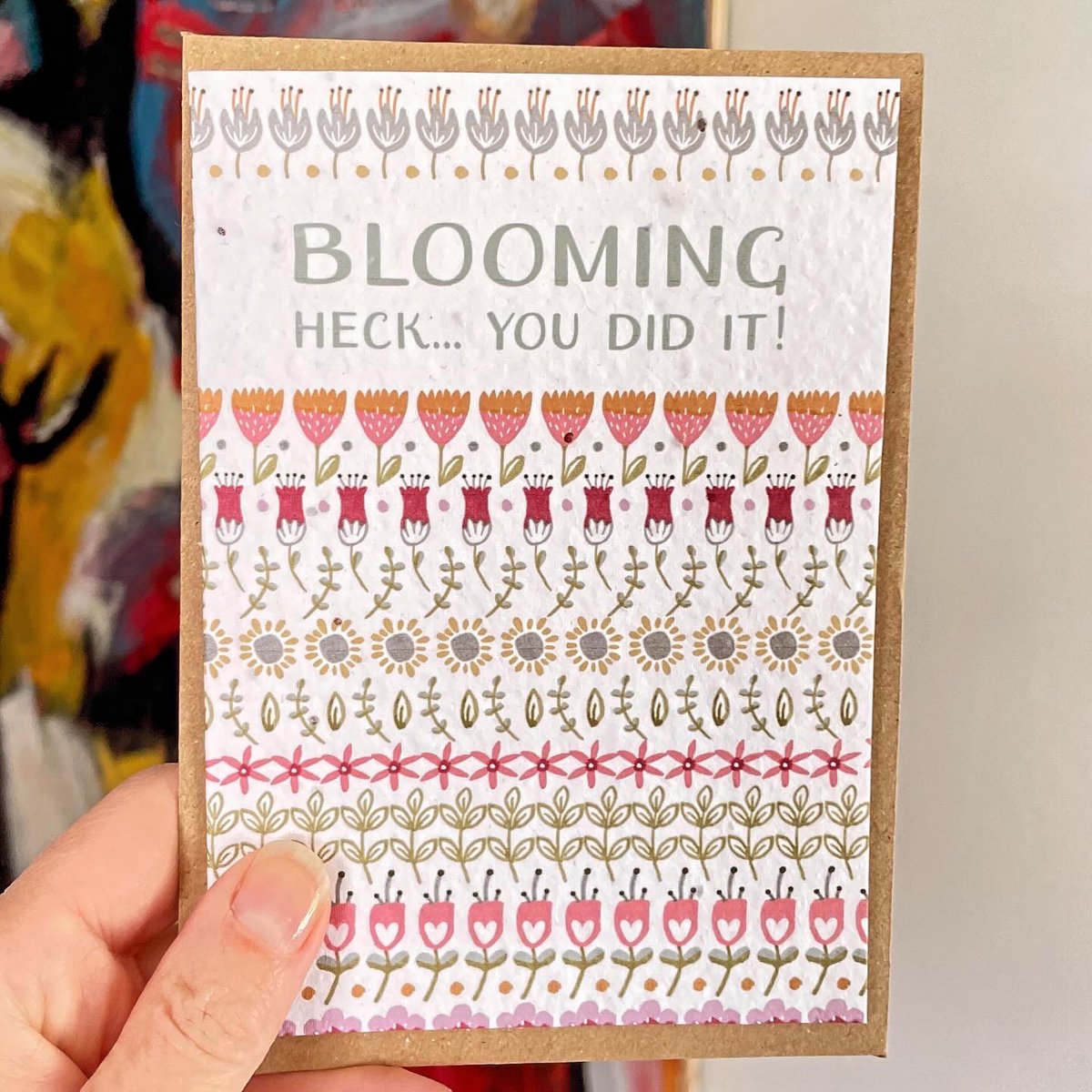 LyndsayMoon's tweet photo. 🌱🌸Happy #NationalGardeningDay 🌱🌸 If you love gardening as much as I do maybe you’ll appreciate these blooming lovely plantable cards I’ve made! Plant after reading they’re embedded with wildflower seeds! The card that keeps on giving 💌🌸 https://t.co/nkVsEJtcQP