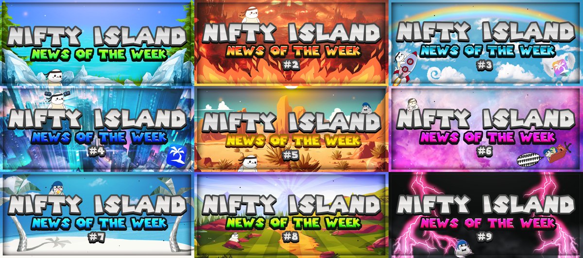 🏝️ @Nifty_Island News Of The Week! #10 🏝️ Week 10 of the series, WOOO WEEK 10! LET’S DO A GIVEAWAY! … GO READ NOW!. 😤 Make sure to check out the last update if you missed it 🔔 I hope y'all have an amazing week, Let's get to the updates: Just before we dive into this weeks…