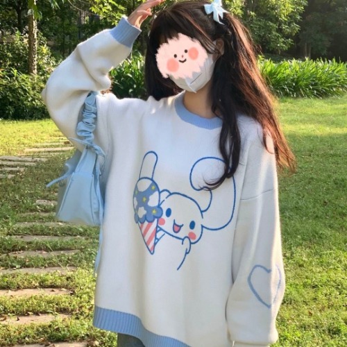 I just received Cozy Melo & Cinna Knit Pullovers - Cinnamoroll / M 45-50KG by Kawaii Babe from Sierras Permabitch via Throne 💞throne.com/qsierra