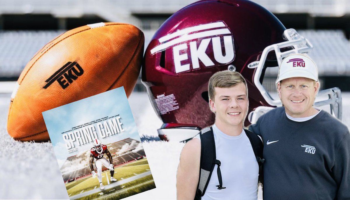Can’t wait to be in attendance at the @EKUFootball Spring Game on April 27th! Thanks again for the invitation @CoachDerekDay  #MatterOfPride #E2W 

@EKUWWells @CoachCJConrad @Cox83Caleb @EliTibbles