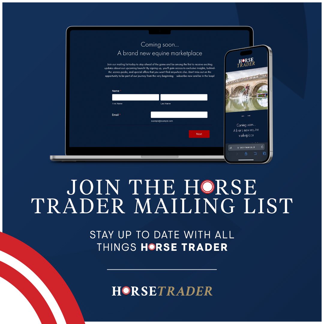 Subscribe to our database! 📧 Register today to receive exclusive updates, insider information, and offers directly to your email inbox! 🐎 👉 Head over to horse-trader.co.uk #ComingSoon #HorseTrader #Horses #Equestrian #HorseLover