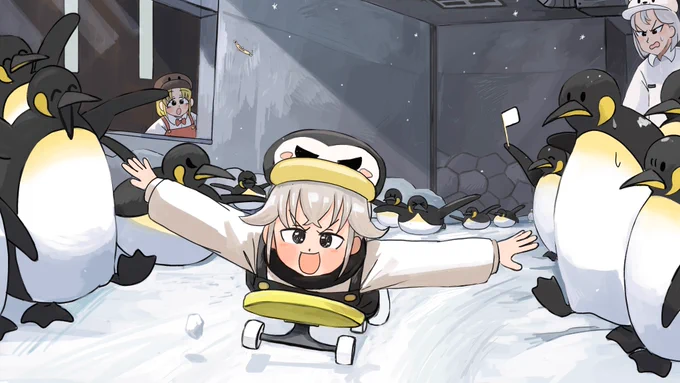41. She is the fastest penguin.#Zookeepers 