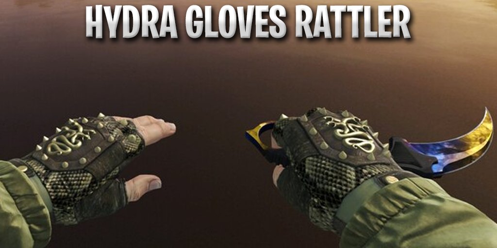💰HYDRA RATTLER GLOVES $65💰 ✅RT + Follow @realcsgomercy ✅Like + subscribe youtu.be/mHauMicfsMQ (Proof) ⏳Rolling in 7 days on @csgomercyga #csgo #csgogiveaway #giveaway