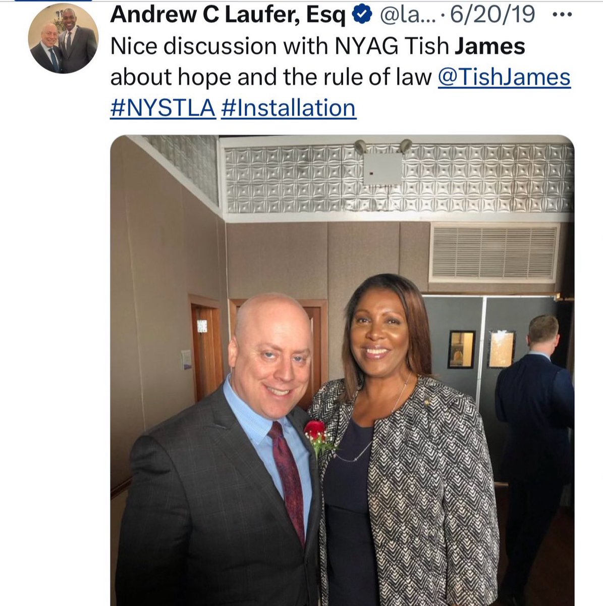 WOW!!!! Here is Andrew Laufer @lauferlaw, who is @MichaelCohen212’s lawyer saying that NY Attorney General @TishJames is “going to own Trump” with RICO. Trump’s trial is set to begin in NYC tomorrow, April 15, and @MichaelCohen212 is the star witness for Alvin Bragg. Cohen’s…
