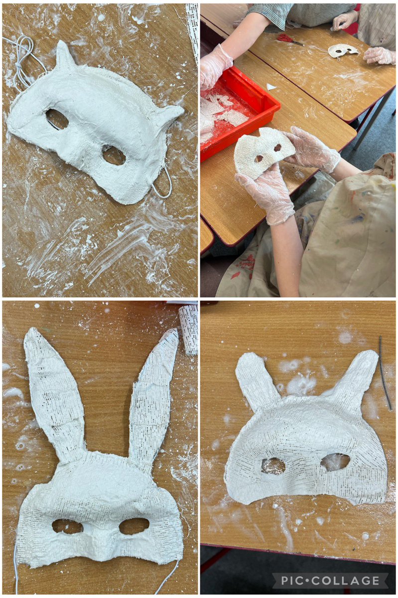 Year 6 made a start on their carnival masks this week. We can’t wait to paint and decorate them! 🇧🇷 #modroc #wpscurriculum #art #geography @WilberfossPS @MrH_WFoss @MissC_WFoss