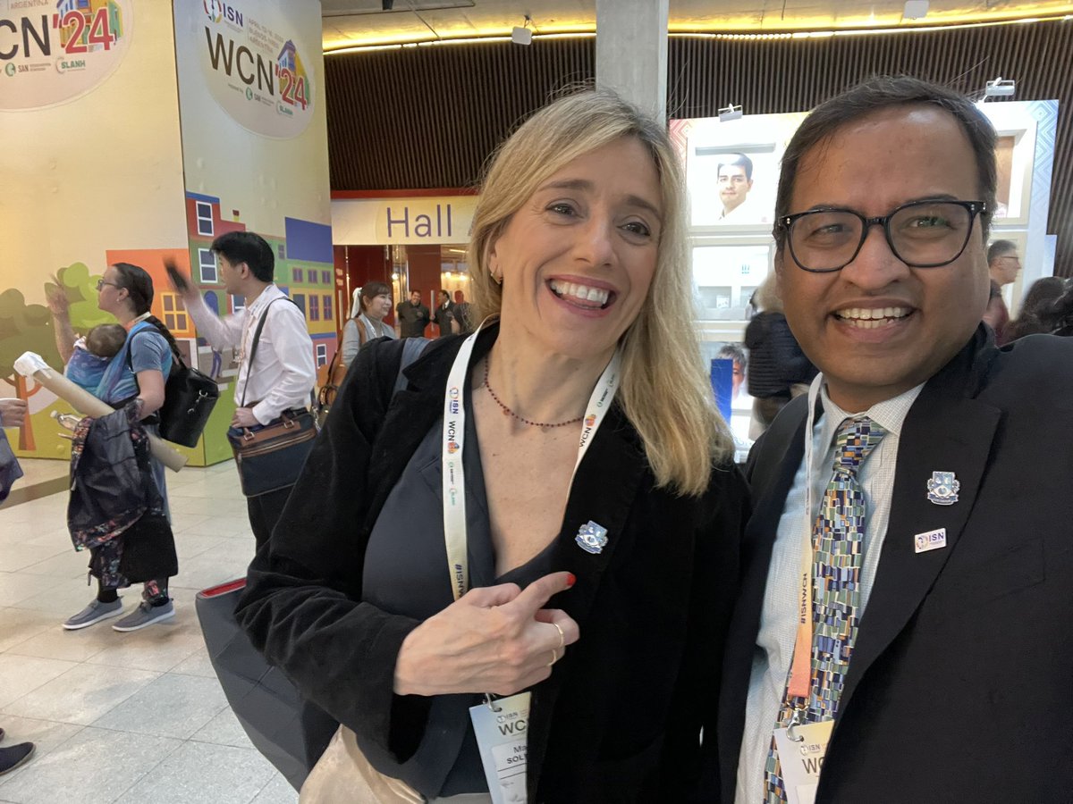 Fantastic to finally meet the fabulous @PepaSolerR A fellow #Flozinator #ISNWCN