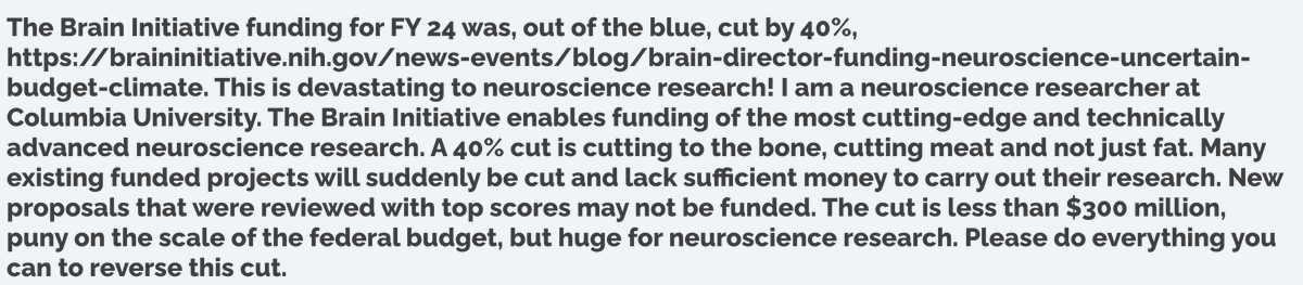 I just wrote to my congressperson and both Senators with the attached message (go to their web sites, they have a link to take comments). Please consider doing the same.