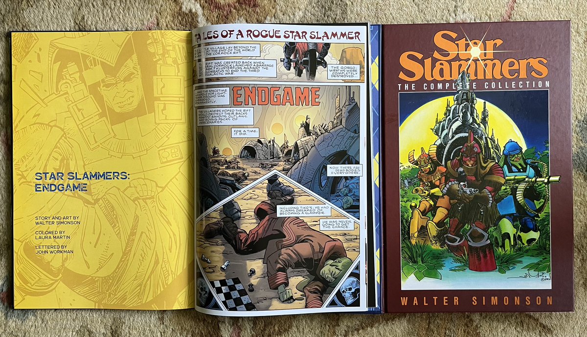 The entire Walter Simonson Star Slammers to date: The Complete Collection and Comics for Ukraine