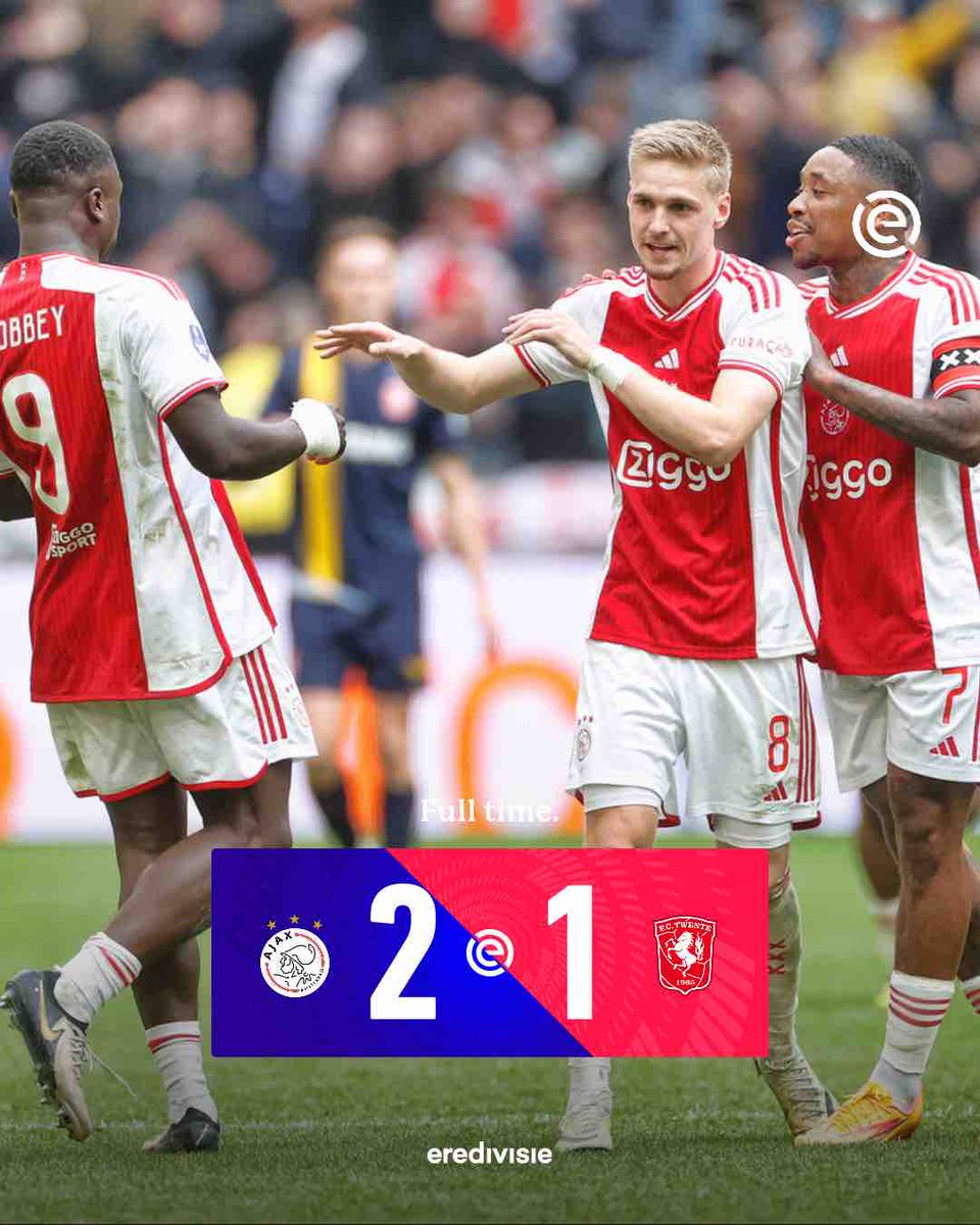 Ajax come back in the second half 👏