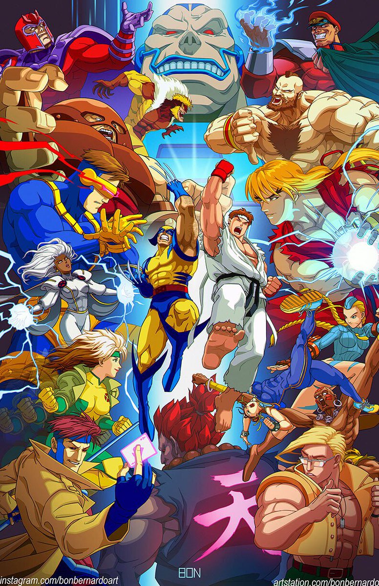 It's really time for X-men 97 Vs Street Fighter. The Marvel Vs. Capcom series need to come back in a big way @CapcomUSA_