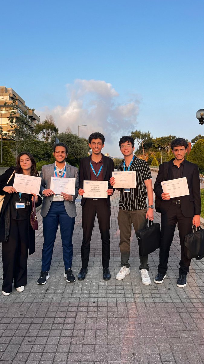 Congrats on another experience! Congrats Zein Issa for a winning best delegate award; congrats Youssef Khattab and Habib Ghaddar on winning honroable mention awards @ndu.mun @Hhhsinfo