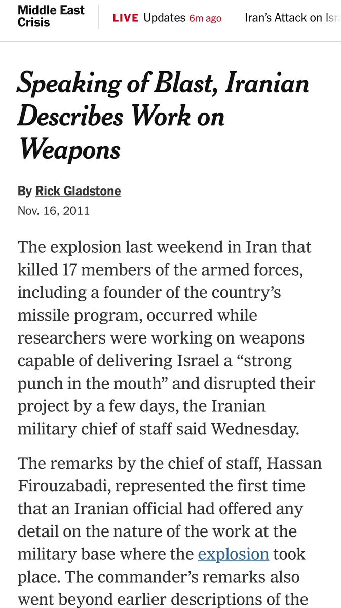 _Nico_Piro_'s tweet photo. Gli omicidi israeliani di esponenti iraniani non sono cominciati dopo il 7/10 (in Libano e Siria) ma molto prima e si sono svolti anche in Iran, come quello di Mohsen Fakhrizadeh il 27/11/20. Descrivere la tragedia in corso solo come “attacco ad israele” è tifare escalation
1/3 https://t.co/HZ6km7Ny55