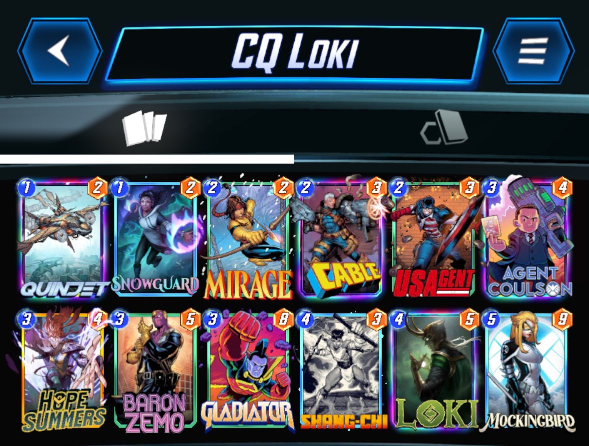 I was try to relax from playing ladder and went to conquest. Made this Loki deck and crush Loki,Destroy and Negative players without chance to win. Easiest infinity ticket in my life