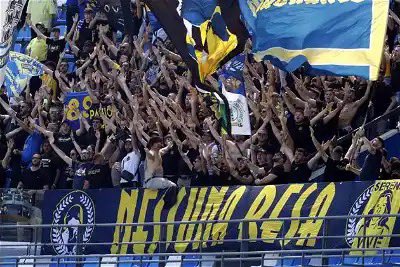 Naples - Frosinone #ospiti #settoreospiti #ultras #Frosinone #Frusinati #NapoliFrosinone (14.04.24)