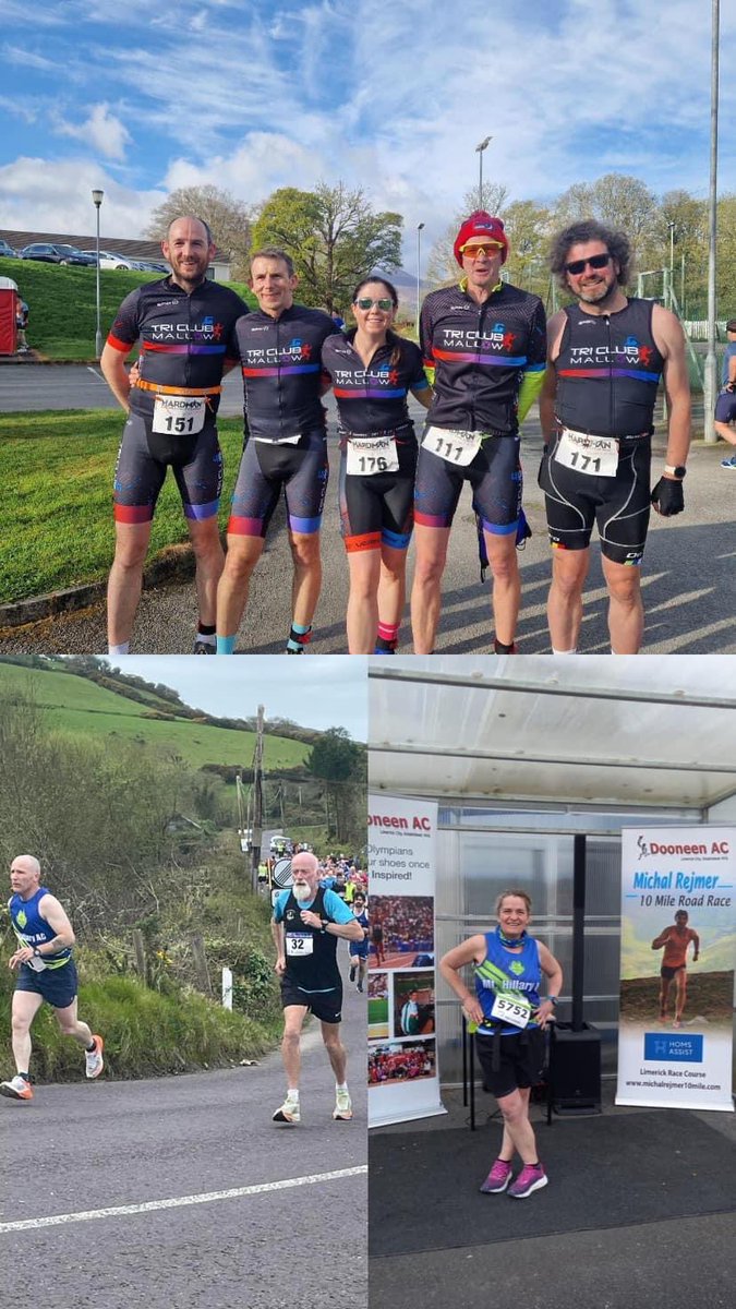 Weekend Roundup 👏🏃🏼‍♀️ Well done to everyone who was running and racing this weekend ⭐️💪 We had Kate doing the Doneen AC 10 Mile in Limerick ✅ Mike was in Bantry doing the Bantry AC 5 Mile ⛰️🏃‍♂️ Jacqueline & Maurice were in Killarney doing a Duathlon with @MallowTriClub 🚲🏃‍♂️