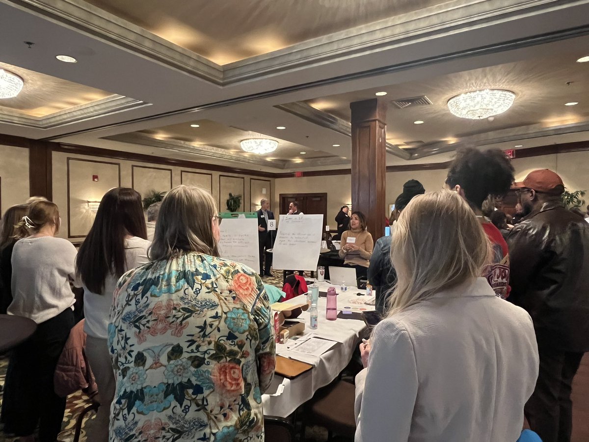 BethFordNGL's tweet photo. The @msdwarren community came together on Thursday for Strategic Planning Day 2 and the energy in the room was amazing as they developed action steps for their Pillar Priorities. A great day! @FordNGL @EmployIndy @MSDWarrenSupt https://t.co/8rNFlg0Jhm