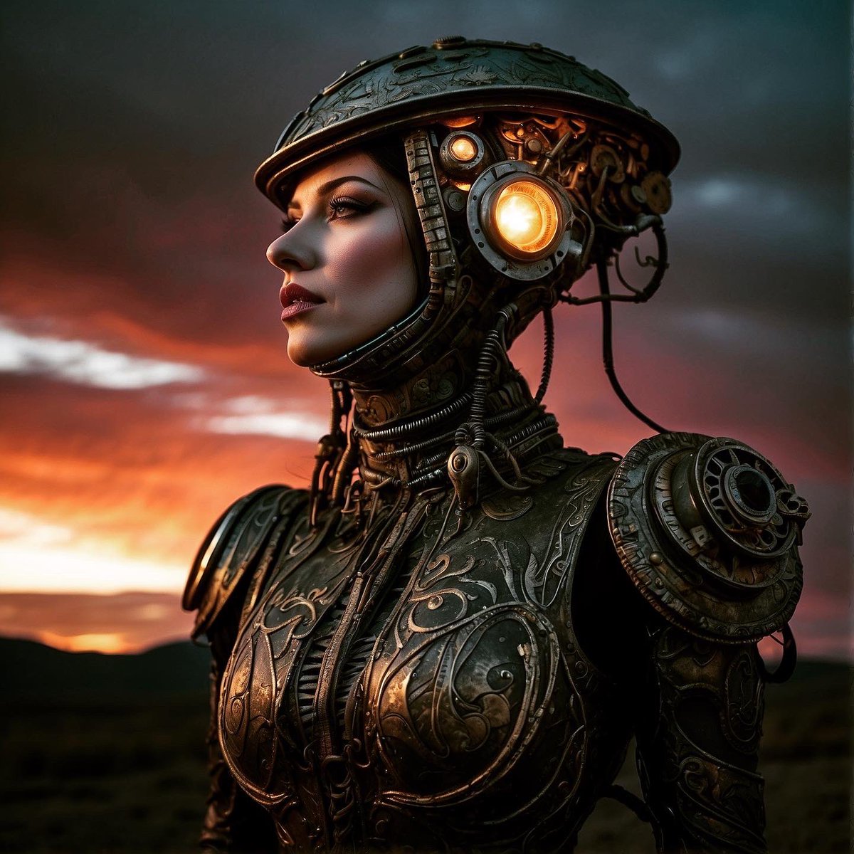 Masterpiece of the day #mindblowing #upscale #predictive #photography #masterpiece #nftcommunity #aicommunity #fashion #model #realistic #perfect #render #3d #illustration #model #portrait #scifi #steampunk #retro #generativeart #digitalportrait #aiart #