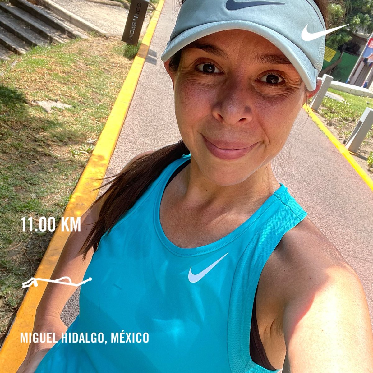 Muy ricos mis kms de hoy 🙂 #EntreRunners