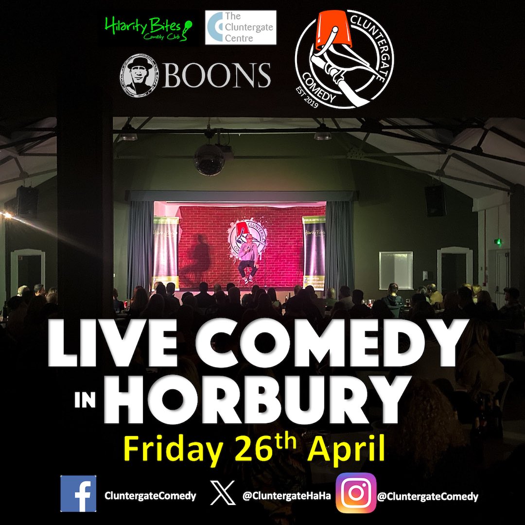 Live comedy at @cluntergate in Horbury! Less than two weeks until we’re back, limited tickets remain, don’t delay! Tickets and info: hilaritybites.co.uk/show/horbury-a… #Horbury #Ossett #Wakefield #WhatsOnWakefield #Comedy #LiveComedy #LoveHorbury #LoveWhereYouLive #BGT #BritainsGotTalent