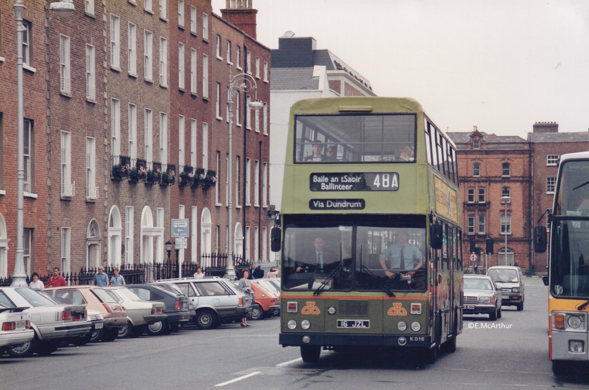 Donnybrook's KD16 (Ex-Clontarf) is pictured on a 48A to Ballinteer. #dublinbus #kd16