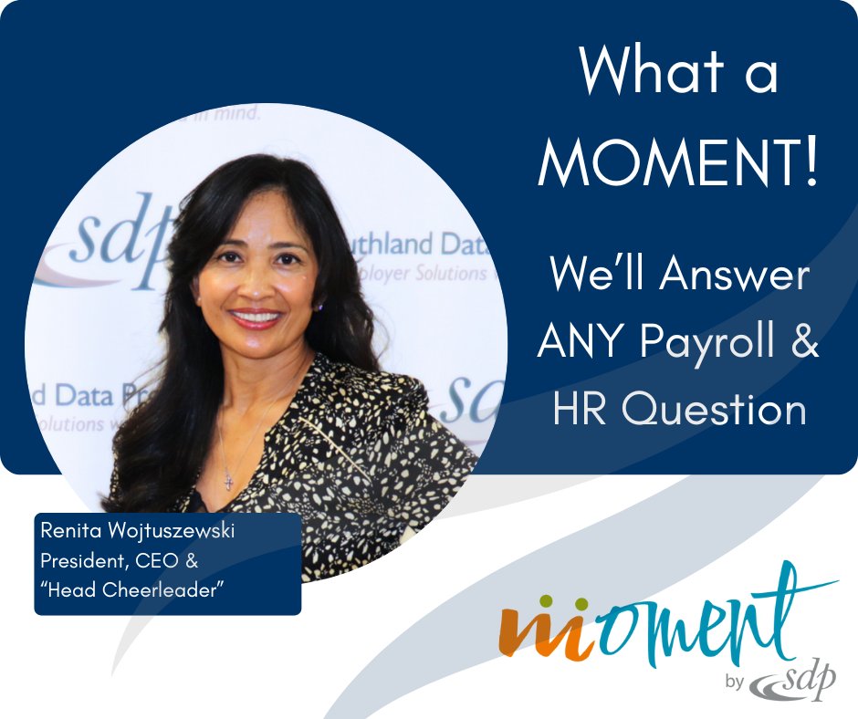 MOMENT ALERT! Need help with payroll or HR? Look no further! We're here to answer ANY question, even if you're not our client. Let's chat and find solutions together. Your success is our top priority! ow.ly/a7Nb50R1lrS #Payroll #HR #QuestionsAnswered #SmallBusinessSupport