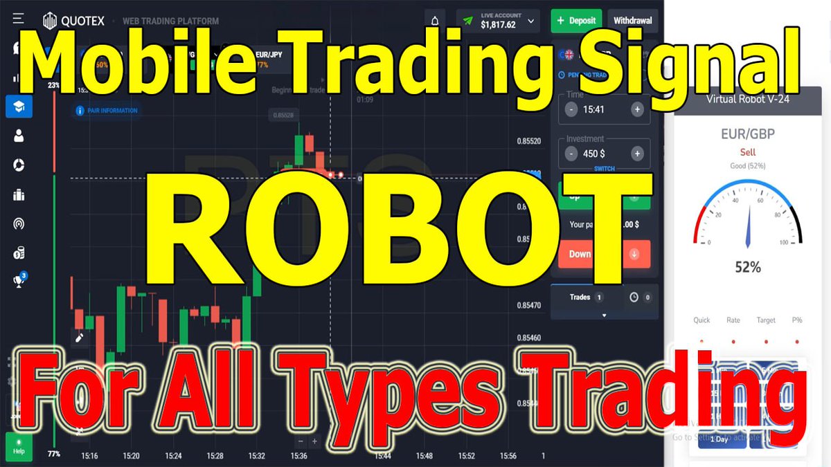 New Mobile Trading Signal Robot For All Types of Binary Options Trading

#premiumtradingstore #crossbot #quotexbot #robotcross #mobiletrading #mobilerobot #binaryrobot #tradingbot #robottrading #binomostrategy
#robotv24pro 

Watch: youtu.be/Qo0HMQEey-g