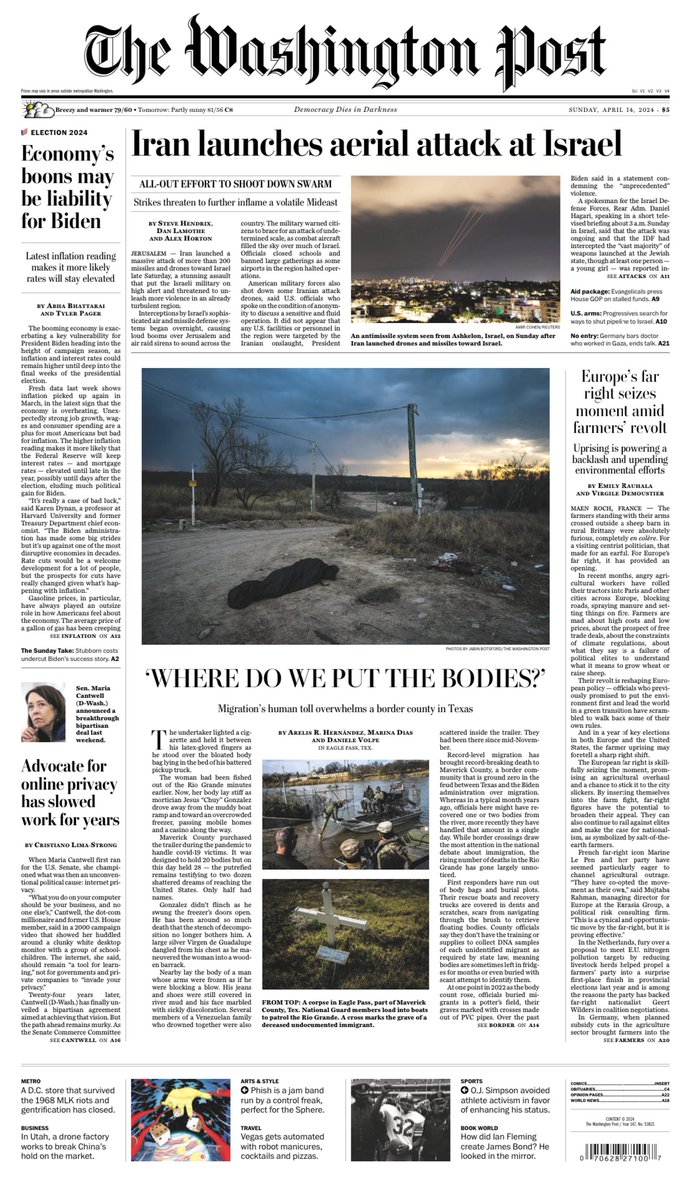 In today’s @washingtonpost, with record-breaking migration, comes record-breaking death. A Texas border county has struggled to keep up. Our dispatch w/colleagues @falamarina & @Volpe_Daniele, who made images along with the amazing @jabinbotsford washingtonpost.com/nation/interac…