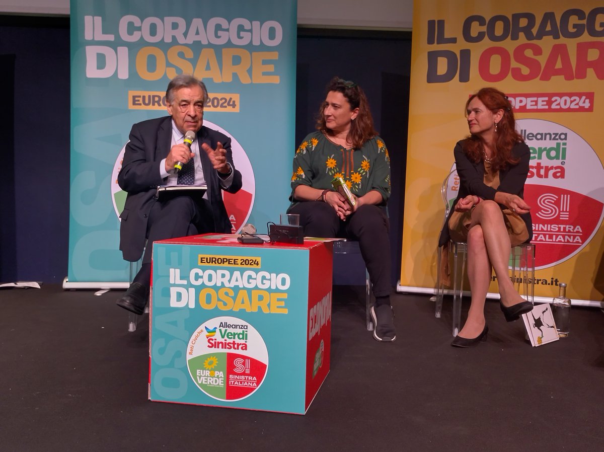 🔴🟢IL CORAGGIO DI OSARE! – ROMA La libertà della paura e #ilcoraggiodiosare devono essere i segni di questa campagna elettorale. Siamo l’alternativa a una destra becera che governa il Paese. @LeolucaOrlando1. #AlleanzaVerdiSinistra Segui qui la diretta: facebook.com/europaverde.ve…